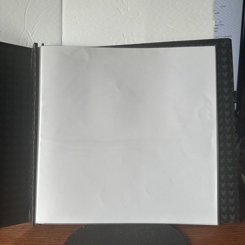 Disney Mickey What A Trip Scrapbook Album 12x12 New Open Box Minor Wear 10 Page - Picture 7 of 9